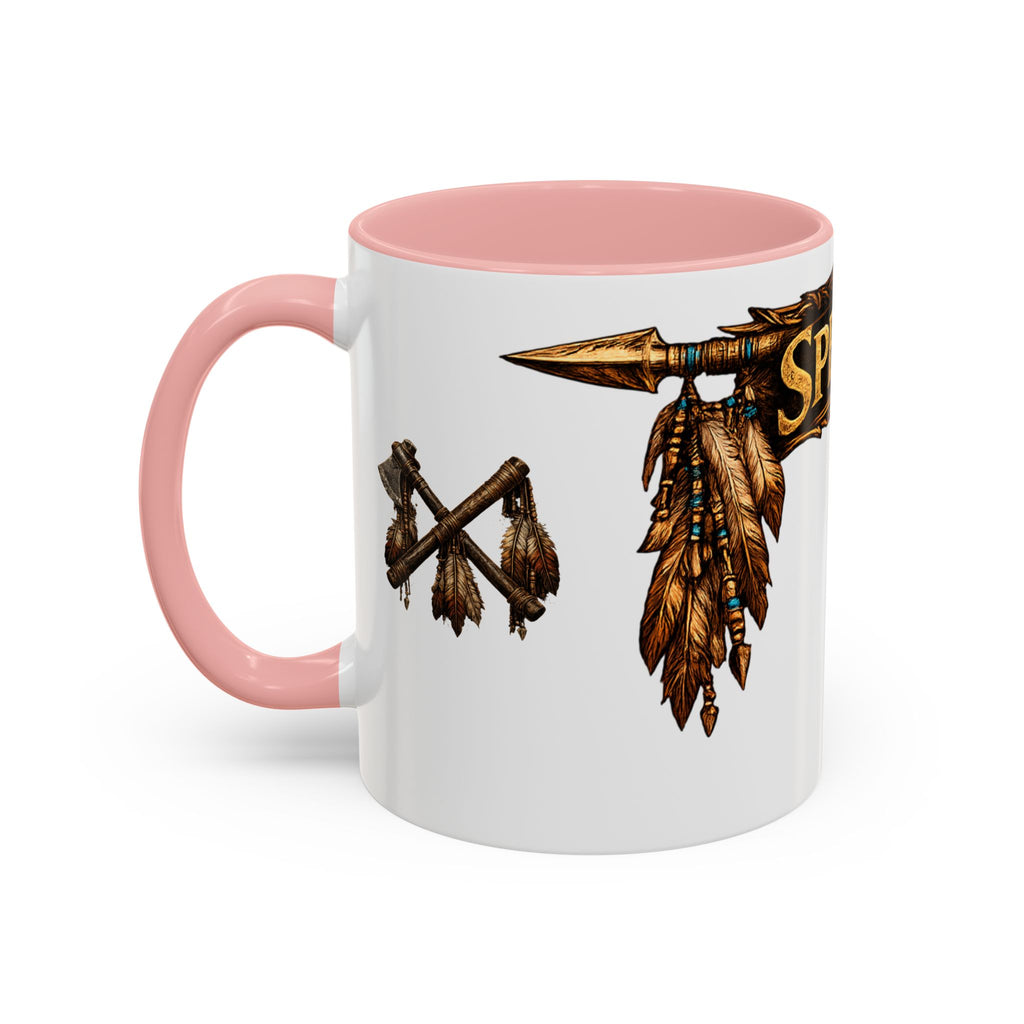 Spearman Accent Coffee Mug — Military Spearcrest Design (11/15oz)