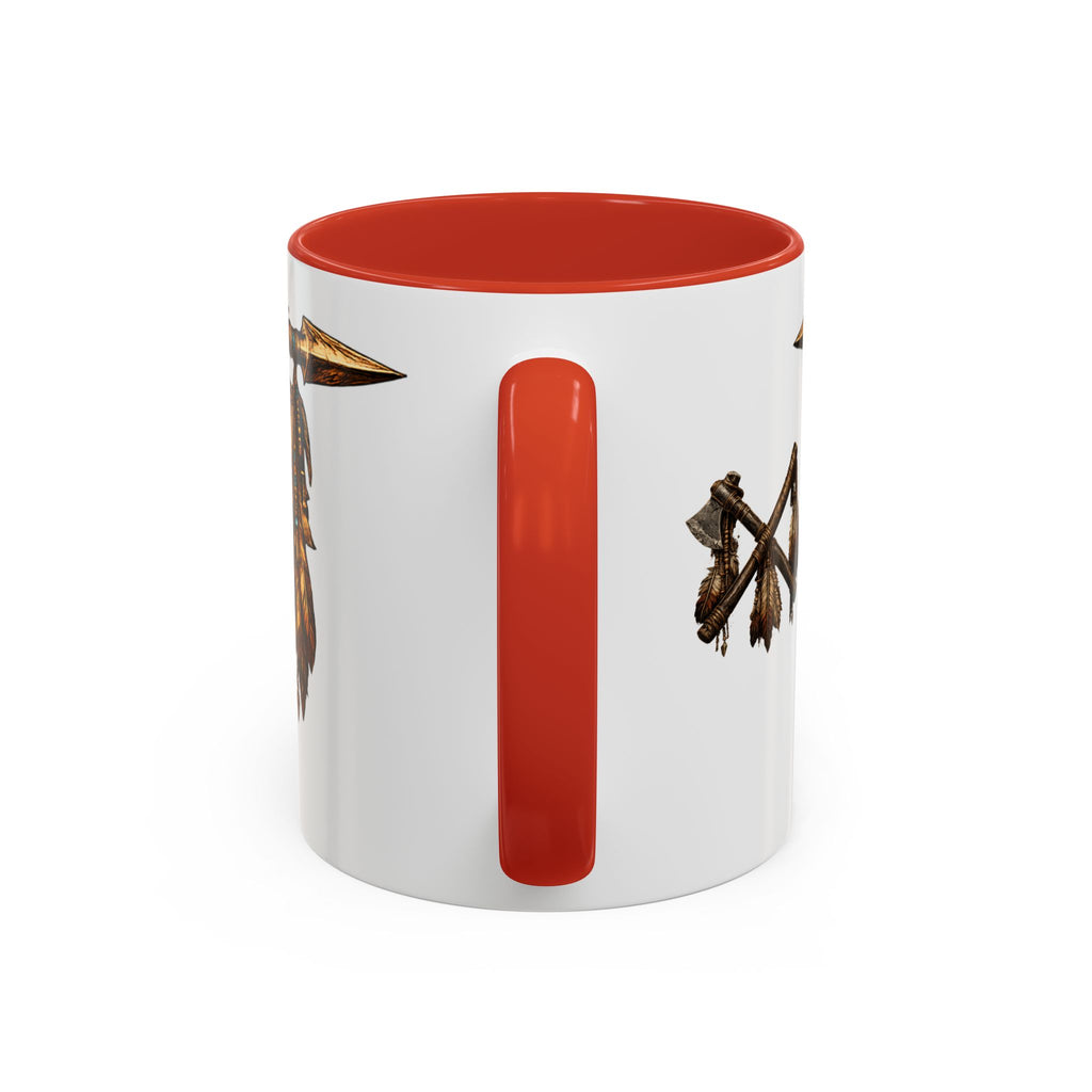 Spearman Accent Coffee Mug — Military Spearcrest Design (11/15oz)