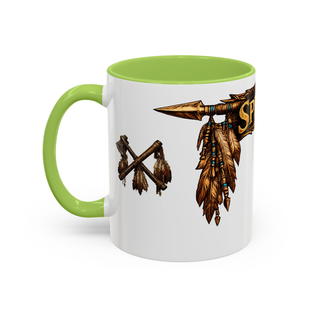 Spearman Accent Coffee Mug — Military Spearcrest Design (11/15oz)