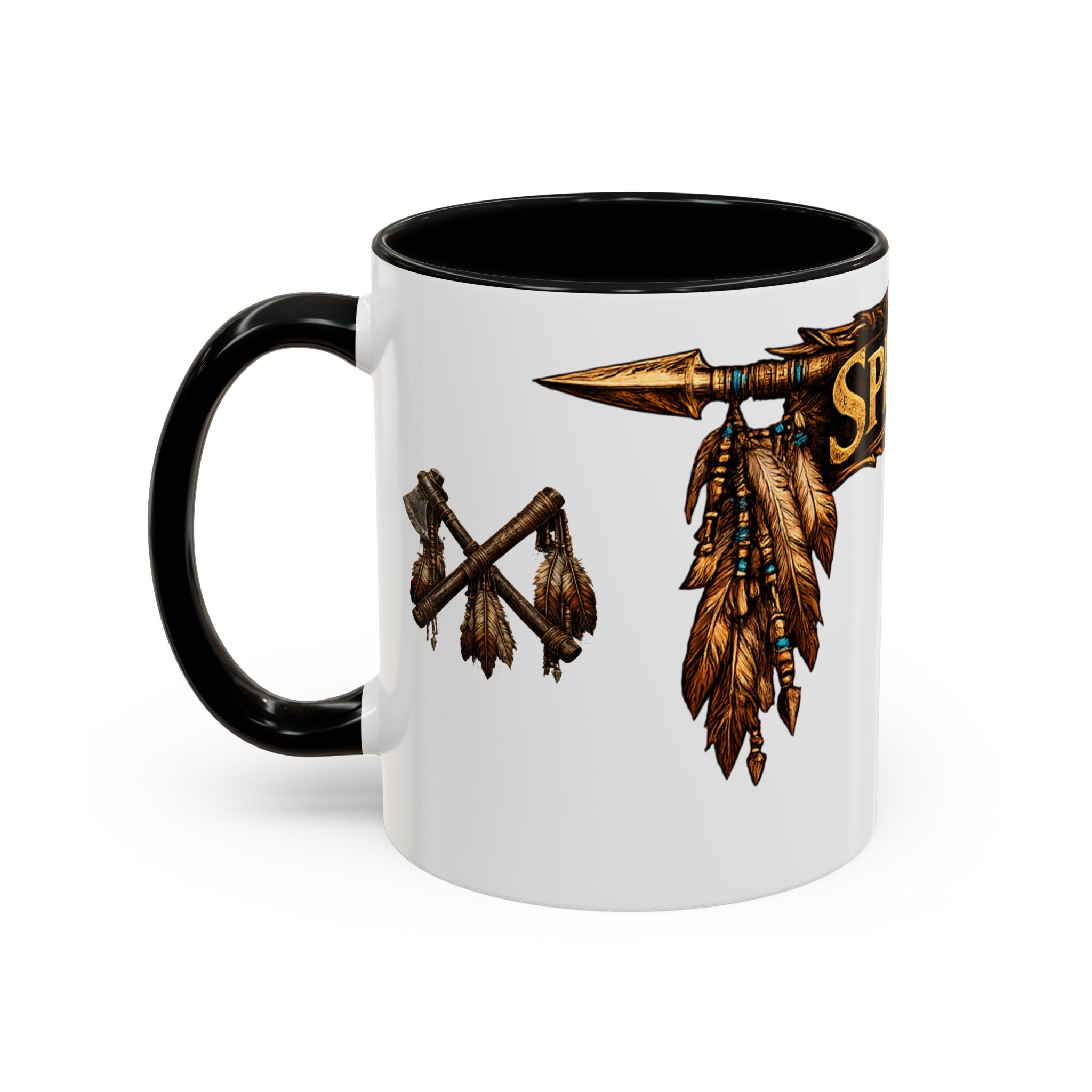 Spearman Accent Coffee Mug — Military Spearcrest Design (11/15oz)