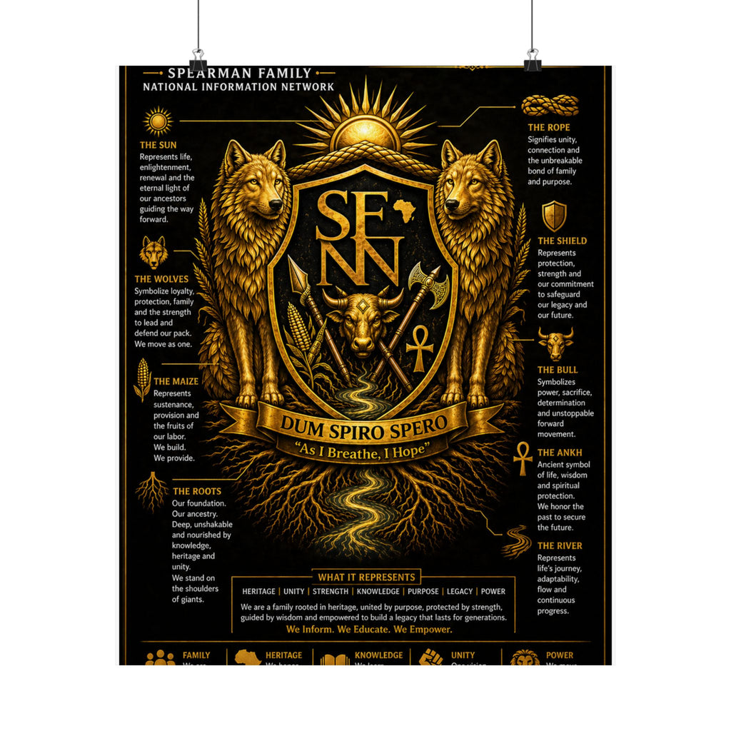 SPEARMAN FAMILY CREST BREAKDOWN
