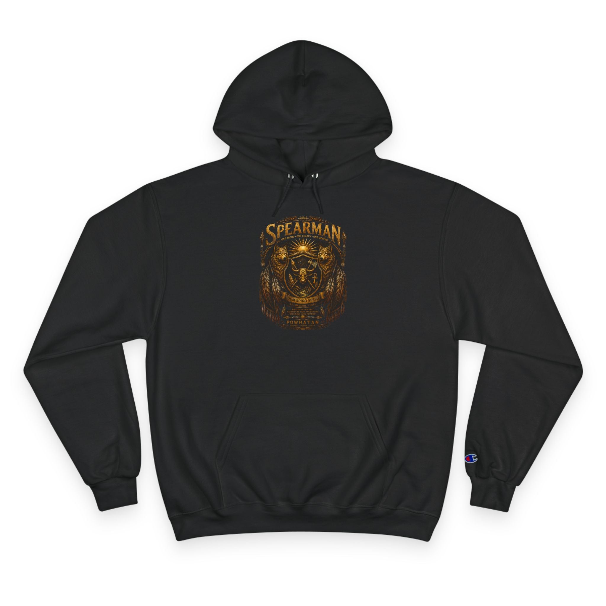 Champion Hoodie — Vintage 'Predawnts' Graphic Pullover