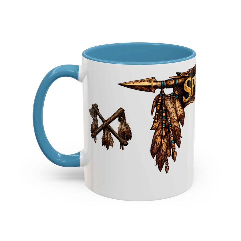Spearman Accent Coffee Mug — Military Spearcrest Design (11/15oz)