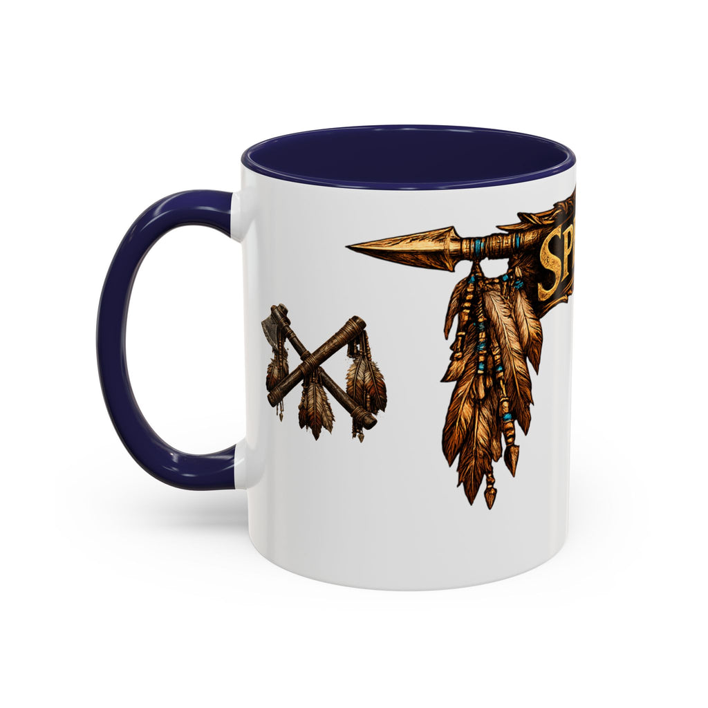 Spearman Accent Coffee Mug — Military Spearcrest Design (11/15oz)