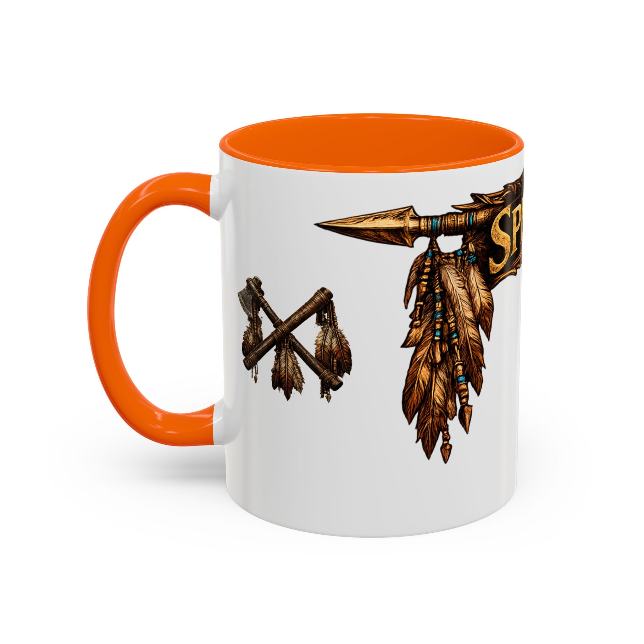 Spearman Accent Coffee Mug — Military Spearcrest Design (11/15oz)