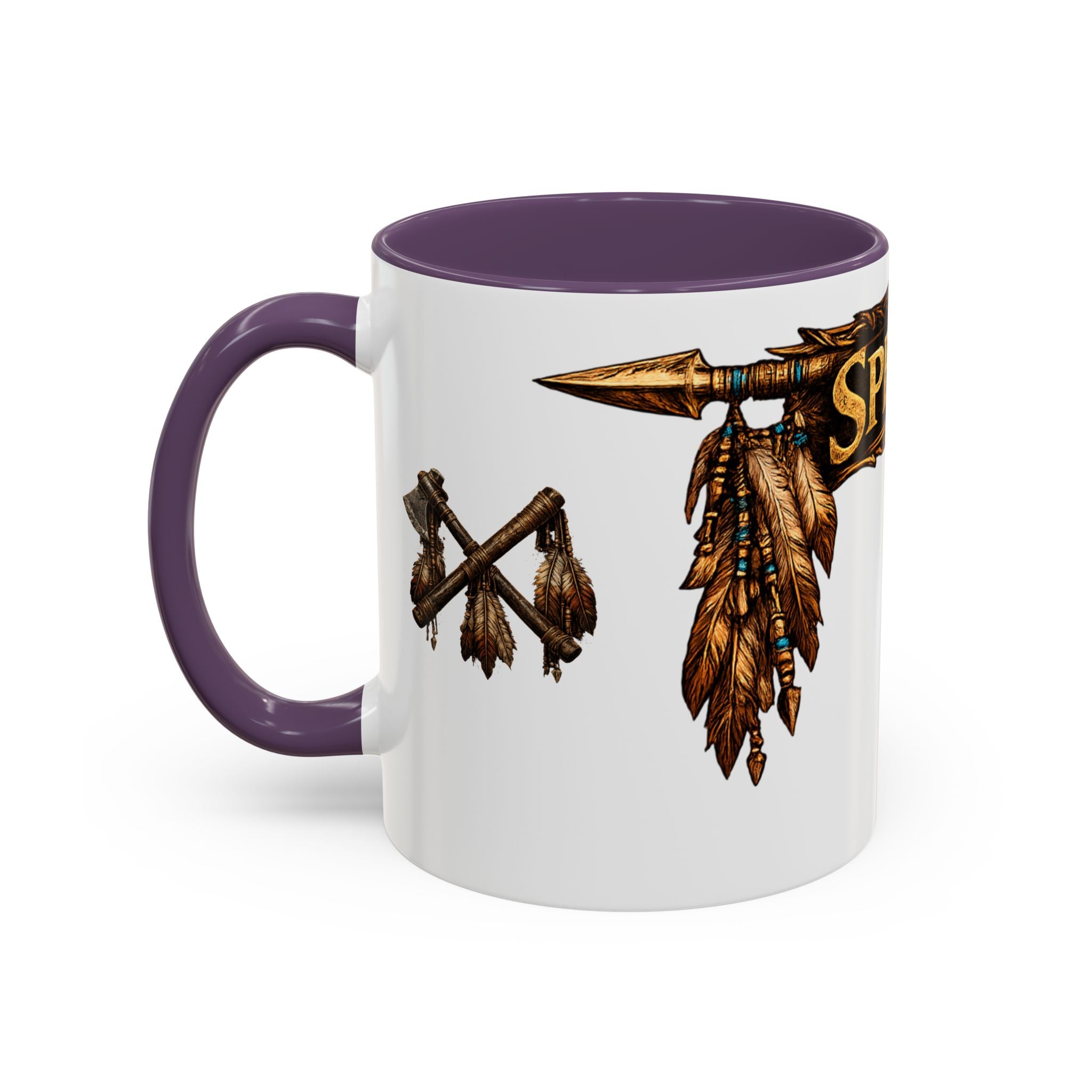 Spearman Accent Coffee Mug — Military Spearcrest Design (11/15oz)