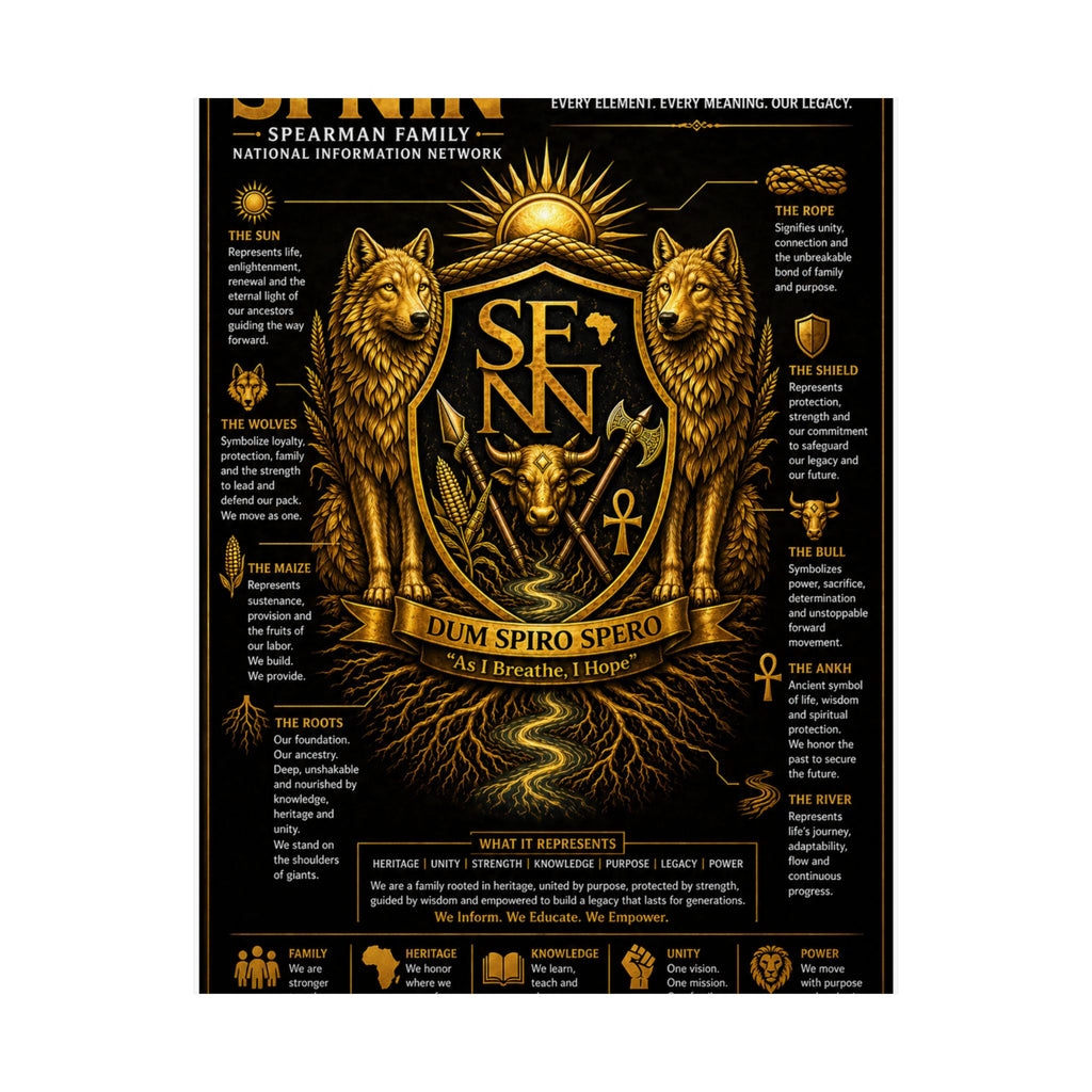 SPEARMAN FAMILY CREST BREAKDOWN