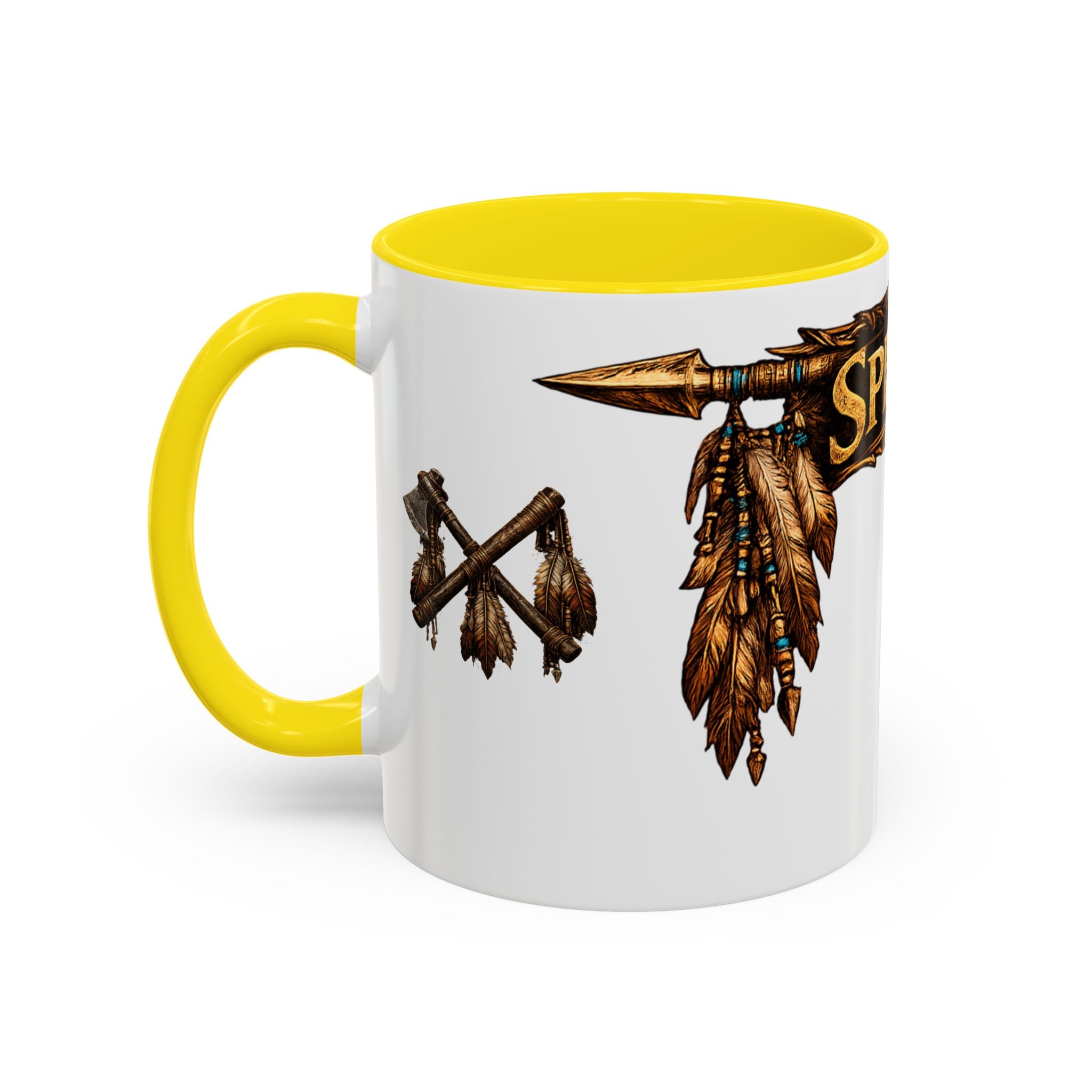 Spearman Accent Coffee Mug — Military Spearcrest Design (11/15oz)