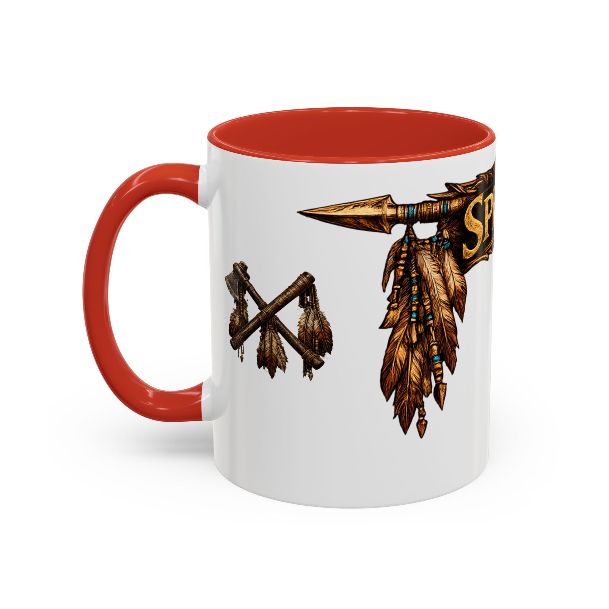 Spearman Accent Coffee Mug — Military Spearcrest Design (11/15oz)