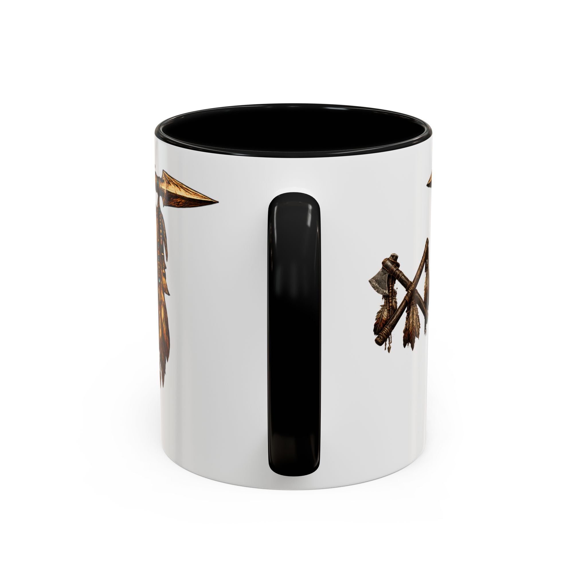 Spearman Accent Coffee Mug — Military Spearcrest Design (11/15oz)
