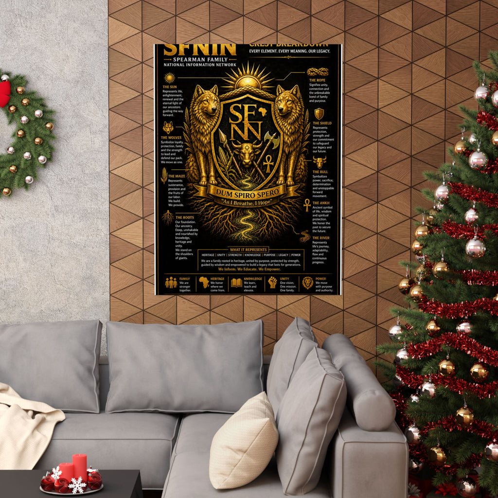 SPEARMAN FAMILY CREST BREAKDOWN