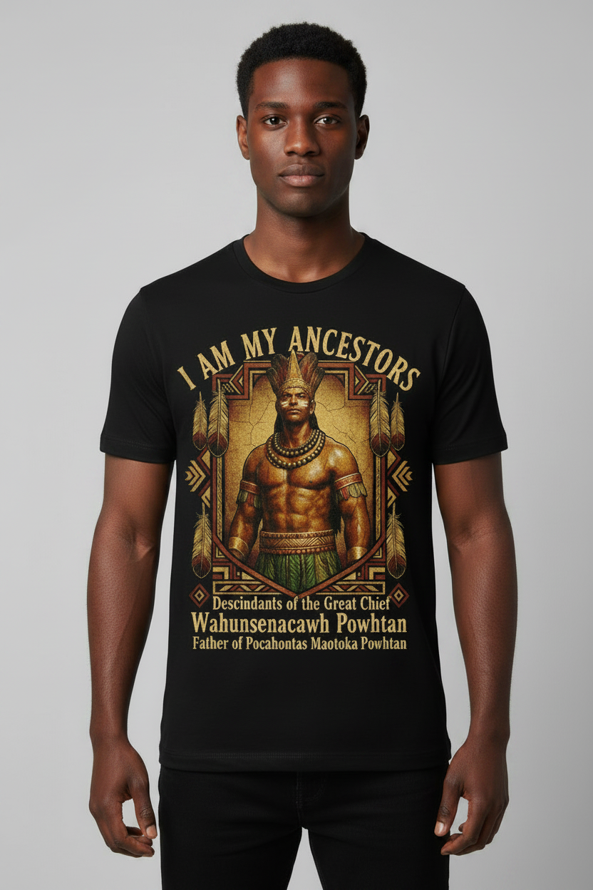 Chief Powhatan Shirt Design